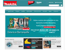 Tablet Screenshot of makita.com.co