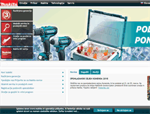 Tablet Screenshot of makita.si