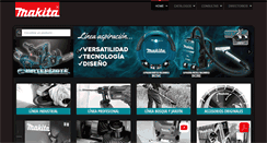 Desktop Screenshot of makita.com.ar