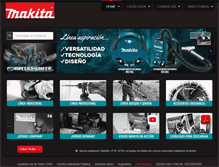 Tablet Screenshot of makita.com.ar
