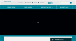 Desktop Screenshot of makita.com.au