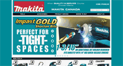 Desktop Screenshot of makita.ca
