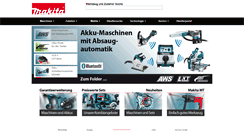 Desktop Screenshot of makita.at