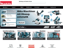 Tablet Screenshot of makita.at