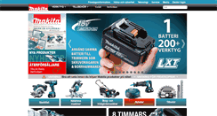 Desktop Screenshot of makita.se