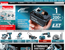 Tablet Screenshot of makita.se