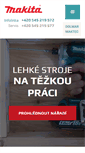 Mobile Screenshot of makita.cz