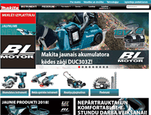 Tablet Screenshot of makita.lv